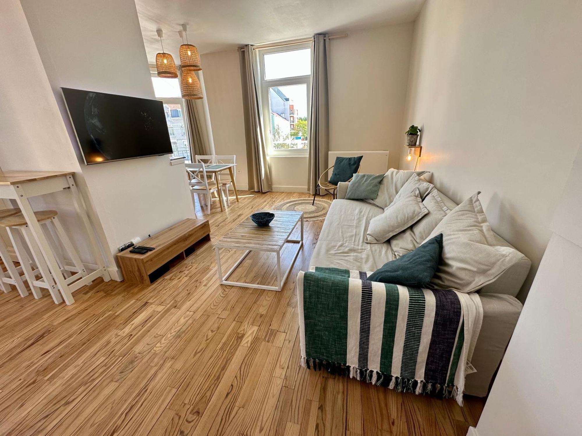 Dunkirk Appartement De Charme Avec Balcon - Le Grand Large מראה חיצוני תמונה